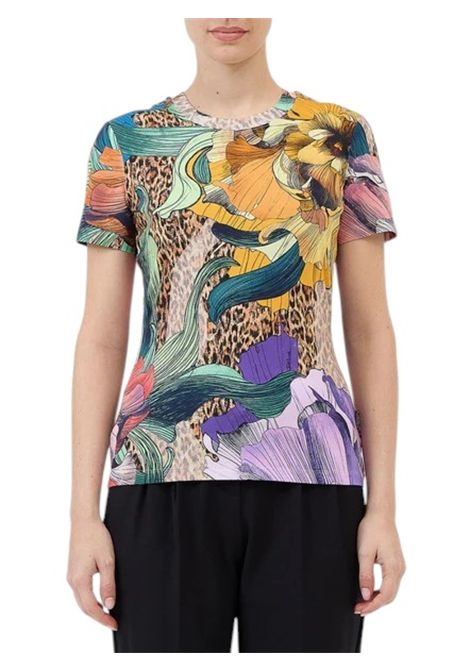 T-shirt stampa tropical all over JUST CAVALLI | T-shirt | 78PAHE06 CJ11227MS3